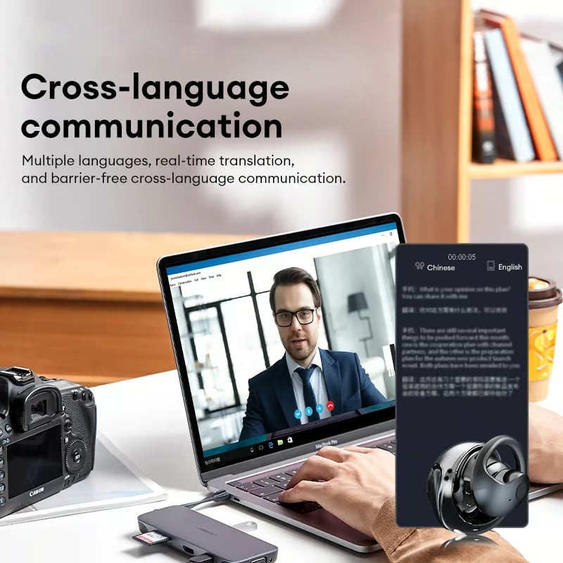 đLAST DAY SALE 60% OFFâ°AI Translation T26  Pro MAX Wireless Bluetooth Translation Earbuds